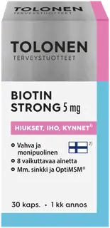 Tolonen Biotin 5 mg Strong 30 kaps.