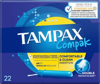 Tampax 22kpl Compak Regular tamponi