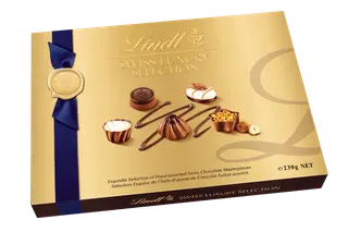 Lindt SWISS LUXURY SELECTION valikoima sveitsiläisiä suklaakonvehteja 230g