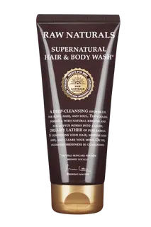 Raw Naturals 3 in 1 Supernatural Hair & Body Wash hiusten ja vartalon pesuneste 200 ml