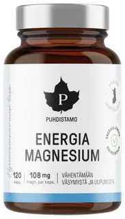 Puhdistamo Energia Magnesium 120 kaps