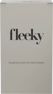 fleeky Browhenna Mini Kit Dark Brown kulmaväri setti