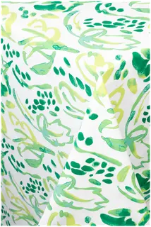 Pentik Minttu satiinipöytäliina 145x250 cm, vihreä