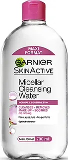Garnier Skin Active 700ml Micellar puhdistusvesi normaalille ja herkälle iholle