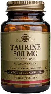 Solgar Tauriini 500 mg ravintolisä 50 kaps.