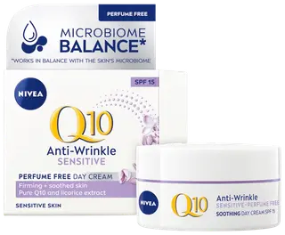 NIVEA 50ml Q10 POWER Anti-Wrinkle + Soothing Day Cream -päivävoide