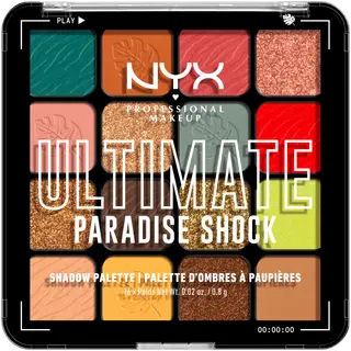 NYX Professional Makeup Ultimate Shadow Palette 02W Paradise Shock luomiväripaletti 13,28 g