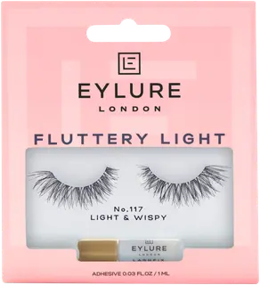Eylure Fluttery Light 117 -irtoripset ja liima