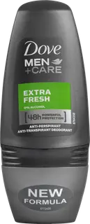 Dove Men+Care Extra Fresh Antiperspirantti Deodorantti Roll-on Miehille 48 h suoja 50 ml