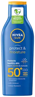 NIVEA SUN 200ml Protect & Moisture Sun Lotion SK50+ -aurinkosuojavoide