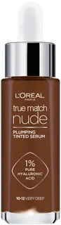 L'Oréal Paris True Match Nude Plumping Tinted Serum Very Deep 10-12 meikkivoide 30ml