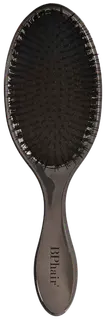 BP Hair Extension Brush Chrome Black hellävarainen hiusharja