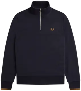 Fred Perry half Zip pystykauluksellinen college