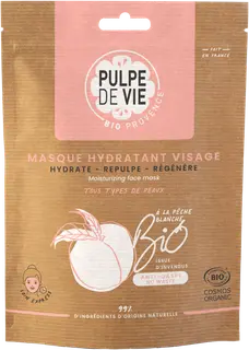 Pulpe De Vie Sex on the Peach kosteuttava ja heleyttävä kangasnaamio 1kpl
