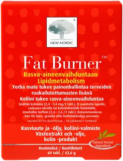 New Nordic Fat Burner™ ravintolisä 60 tabl.