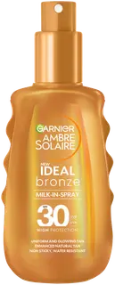 Garnier Ambre Solaire Ideal Bronze Milk in Spray Spray SK30 aurinkosuojasuihke 150ml