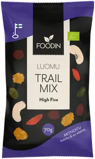 Foodin Activated trail mix high five luomu 70g