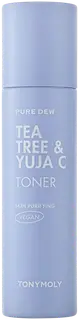 TONYMOLY Pure Dew Tea Tree & Yuja C Purifying Toner kasvovesi 150ml