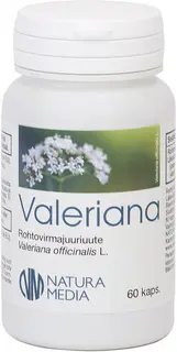 Natura Media Valeriana rohtovirmajuurivalmiste 300 mg 60 kaps.