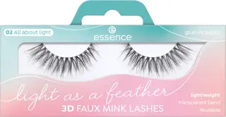 essence Light as a feather 3D faux mink lashes irtoripset
