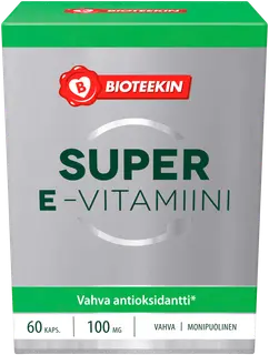 Bioteekin Super-E ravintolisä 60 kaps.