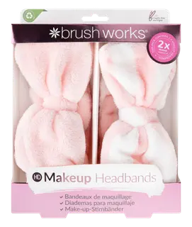 Brushworks Makeup Headband rusettipantapakkaus 2 kpl