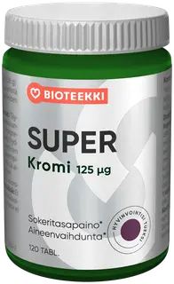 Bioteekki Super Kromi ravintolisä 120 tabl.