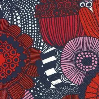 Marimekko 25cm Siirtolapuutarha sininen 20kpl lautasliina