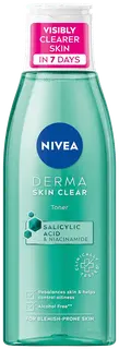 NIVEA 200ml Derma Skin Clear Toner -kasvovesi