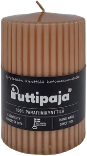 Puttipaja Vekkikynttilä Loiste kaakao 7x10cm