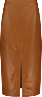 Tommy Hilfiger Leather Long Skirt hame