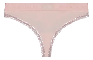 Tommy Hilfiger Logo Lace Thong alushousut