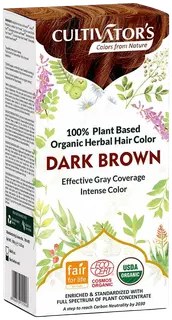 Cultivator's luomusertifioitu kasvihiusväri Dark brown 100G