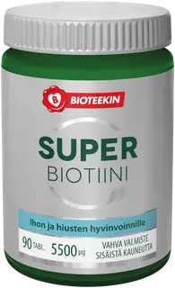 Bioteekki Super Biotiini ravintolisä 90 tabl.
