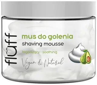 Fluff Shaving mousse with niacynamide and avocado extract -sheivausmousse