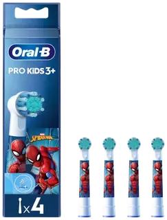 Oral-B lasten vaihtoharjat Spiderman 4 kpl