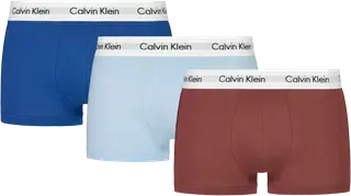 Calvin Klein Cotton Stretch 3-pack Low Rise Trunk alushousut