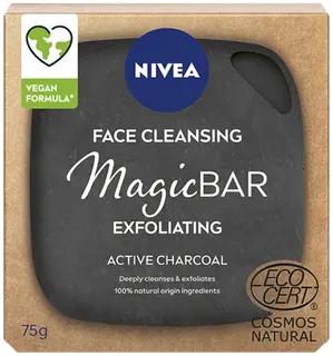 NIVEA 75g MagicBAR Exfoliating Cleansing Bar -kasvosaippua