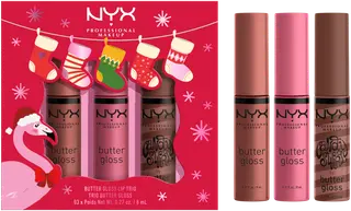 NYX Professional Makeup Butter Gloss Swirl Trio lahjapakkaus