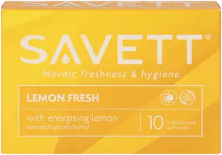 Savett Lemon Fresh kosteuspyyhe 10kpl