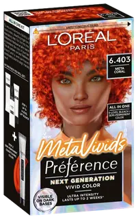 L'Oréal Paris Préférence Metavivids Coral 6.403 vaalennus ja sävyte 1kpl