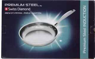 Swiss Diamond paistinpannu 28cm premium steel