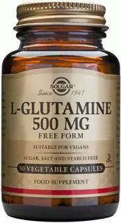 Solgar L-Glutamiini 500 mg ravintolisä 50 kaps.