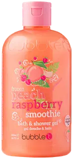 Bubble T Smoothie Peach & Raspberry Bath & Shower Gel -suihkugeeli 500 ml
