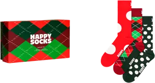 Happy Socks Holiday Classics lahjapakkaus 3-pack