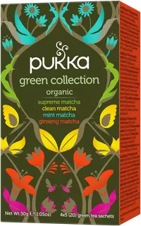 Pukka Luomu Vihreä Tee Green Collection 20p/30g