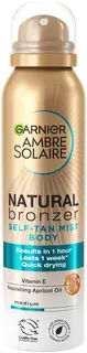 Garnier Ambre Solaire Natural Bronzer itseruskettava suihke vartalolle 150ml