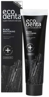 Ecodenta Black Whitening valkaiseva hiilihammastahna, 100ml