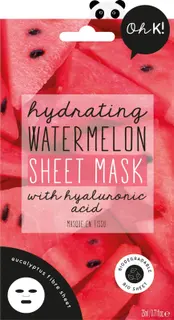 Oh K! Hydrating Watermelon Sheet Mask vesimeloni naamioarkki 23ml