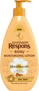 Garnier Respons Body Marvellous Oils Moisturizing Lotion vartaloemulsio kuivalle iholle 400ml